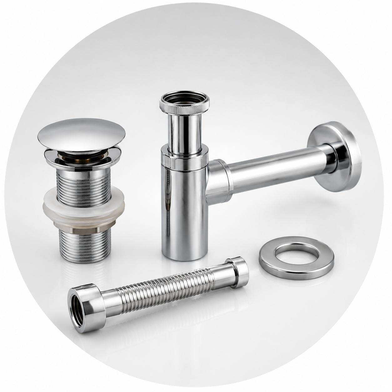 Bộ xả lavabo & xi phông thoát nước bền đẹp